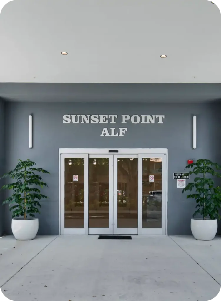Sunset Point Alf builiding senior assisted living in miami